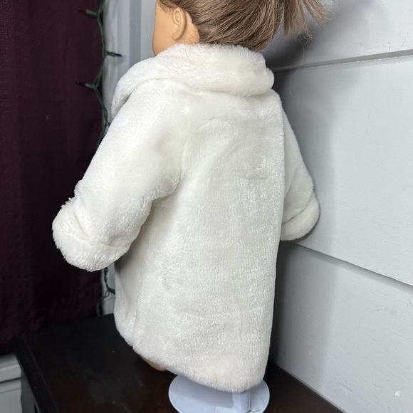 Vintage 1996 Fibrecraft Materials American Girl Doll Size 18” Faux Fur Coat - Picture 5 of 16